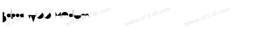 Balboa W00 Medium字体转换 Balboa W00 Medium字体转换
